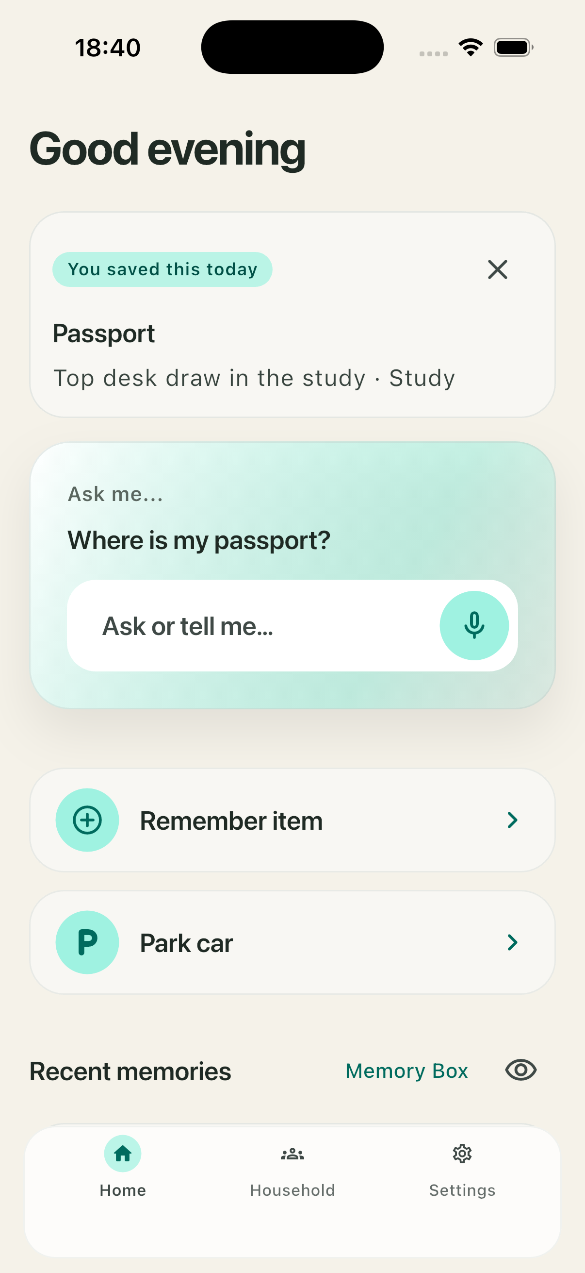 Placeholder hero app screenshot